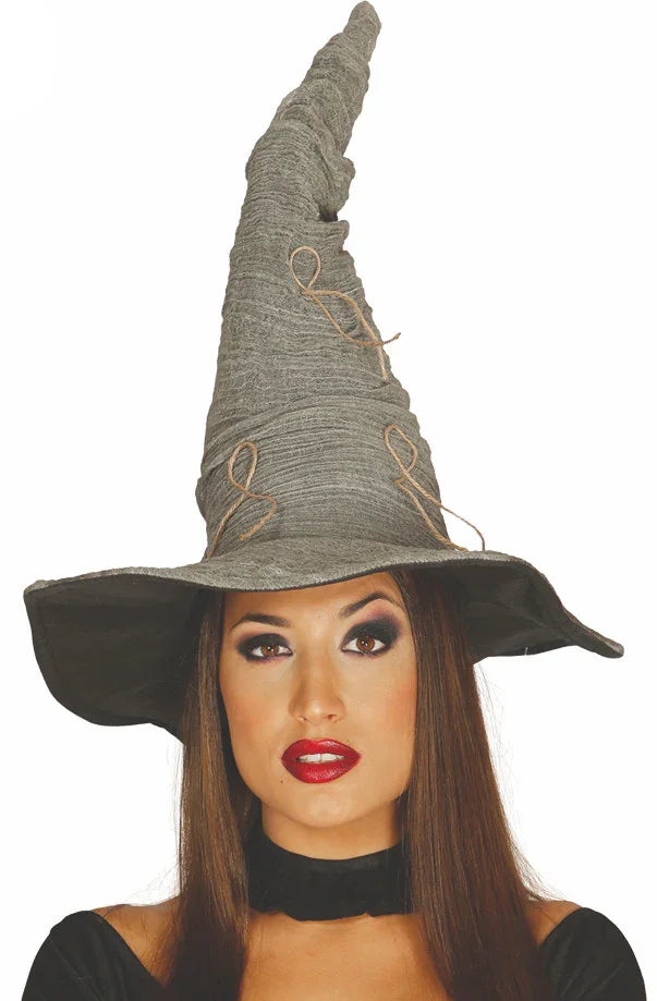 Sombrero de Bruja Gris Realista Brujas Guirca